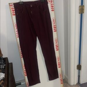 Burgundy Pants